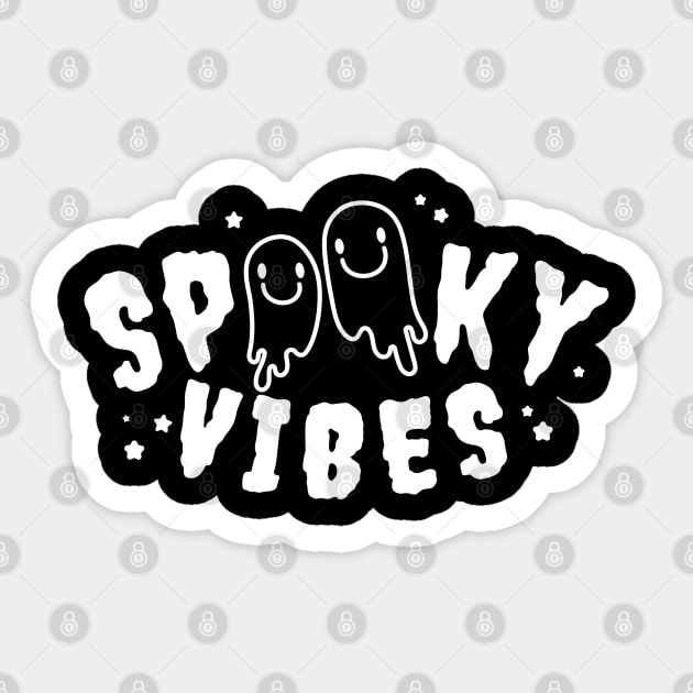 Spooky Vibes with Ghost! Sticker by nancy.hajjar@yahoo.com